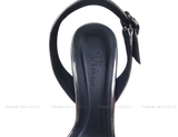 Sandals Gót Sắt Ngang Mãnh 11cm Xám