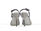 Souvenir slingback hở gót satin 11cm
