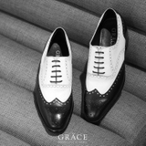 CUSTOM ELEVATOR SHOES: OXFORD 167 Spectator