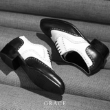 CUSTOM ELEVATOR SHOES: OXFORD 167 Spectator