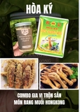 Gia vị rang muối 500gr + bột chiên giòn 1kg ( combo làm món Rang Muối HongKong)