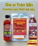 Gia vị xá xíu Trộn Sẵn combo Làm 6kg THỊT XÁ XÍU -SƯỜN NƯỚNG