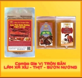 Gia vị xá xíu Trộn Sẵn combo Làm 6kg THỊT XÁ XÍU -SƯỜN NƯỚNG