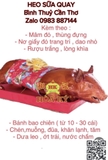 HEO QUAY BÌNH THUỶ Zalo 0983 887144