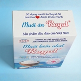 Muối Biển Nhạt Royal Giảm Natri 30% Bổ Sung Magie Kali Canxi Hỗ Trợ Tiêu Hóa Tim Mạch OCOP 4 Sao