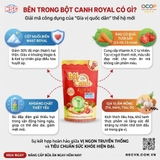 Bột Canh Royal Rau Củ Quả Giàu Khoáng Chất OCOP 4 Sao Không Chất Bảo Quản 200gr
