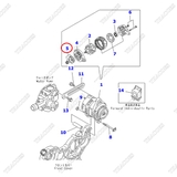 (1, 2 chân) Puly máy phát YM129930-77740