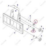 Vòng bi nâng ngang 3EC-73-33910