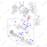 Bulong YM26116-101202; YMR001384 (chân máy phát)