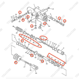 (WC) Bộ phớt tổng phanh 3EB-36-05070