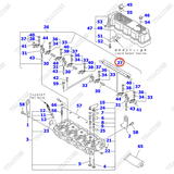 Trục giàn cò YM129900-11240