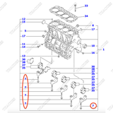 Bulong trục cơ YM129900-02020