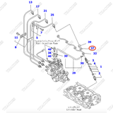 Vòng đệm dầu hồi YM129901-59560