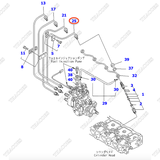 Ống dầu máy 4 YM129901-59840