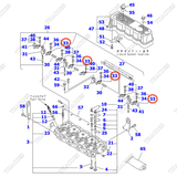 Bộ cò xupap hút YM129900-11650