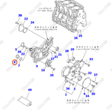 Nắp dầu YM124160-01751 (bơm cao áp)