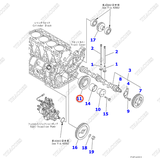 Bánh răng trung gian YM129900-25110