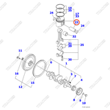 Ắc piston YM120130-22301