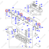 Bộ cò xupap xả YM129900-11660