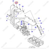 Ống dầu máy 2 YM129901-59820