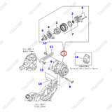 (1 chân) Máy phát điện YM129052-77220