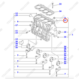 Nắp nước YM27241-300000; YM27243-300000