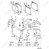 (41A) Dây Curoa 16371-76011-71 (9808-9910)