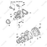 (11) Bơm nước #16110-78703-71(16110-78701-71)