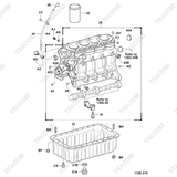 (42) Thân lốc động cơ 11461-78701-71 (Mark B)