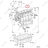 (20) Thân lốc động cơ #11401-UD030(11401-78C00-71)