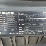 Komatsu 1,5 tấn điện ngồi lái 2014, bình Kobe 2024 tốt
