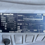 Xe nâng Komatsu 1,5 tấn điện ngồi lái, cột 5 mét 3 ti 3 lao