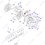 Thanh chống phanh tay bánh trái 34B-30-14160; 304-32-32330