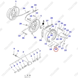 Bulong tăng phanh bánh phải 3EC-30-11230