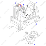Bóng đèn pha 55W 3EB-55-34120; 3EB-55-34121; 3EB-55-34122