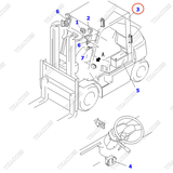 Bóng xi nhan sau (8W) 08104-11220