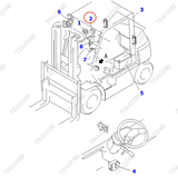 Bóng xi nhan trước (8W) 3EB-55-11290