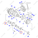 Bộ phớt moay ơ 3EB-21-05060 (K1)