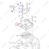 Cụm van chia dầu hộp số 3EB-15-33510; 3EB-15-33511