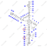 Vòng bi tì 304-41-36730