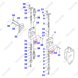 (2sv) Vòng đệm oring KB21001-00106