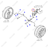 Ống ti ô dầu phanh 3EB-38-41150
