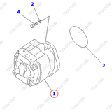 Bơm thủy lực 37B-1KB-3040; 37B-1KA-3050
