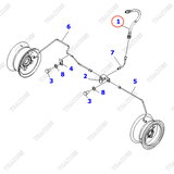 Ống ti ô dầu phanh chính 3EB-38-51590; 3EB-38-41170