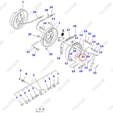 Đệm giữ guốc phanh 34B-30-14390