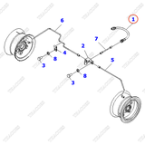 Ống dầu phanh chính 3EB-38-41110