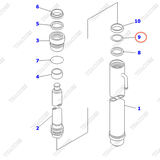 Căn đệm KB30461-50039 (cột 2T2L cao 3m-5m)