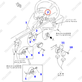 Ổ khóa khởi động 3EB-55-21761; 3EB-55-21760