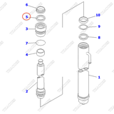 Phớt cổ 34B-64-12151 (cột 2T2L cao 3m-5m)