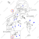 Cuộn dây điện cabin 3EB-55-31113; 3EB-55-31112